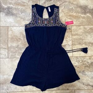 Navy Romper (NWT)